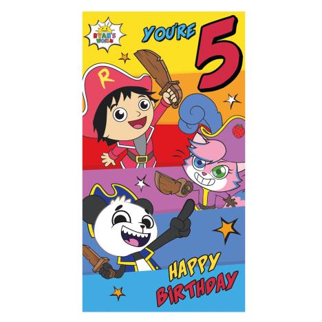 You're 5 Ryan's World 5th Birthday Card £2.45